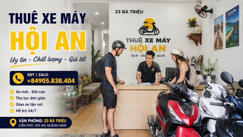 Thuê Xe Máy Hội An Giá Rẻ - Honda Vision - Giao Tận Nơi Thuê xe máy Hội An giá rẻ giao tận nơi - Honda Vision đời mới - Hotline 0905 838 404